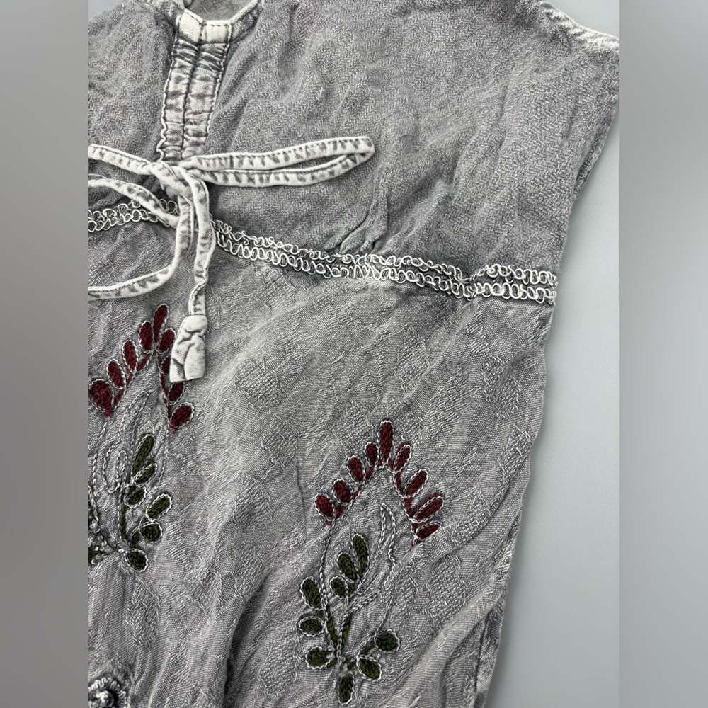 Agan Traders Boho Fairycore Goblin Core Patchwork Maxi Dress Womens Medium Rayon - Picture 5 of 5